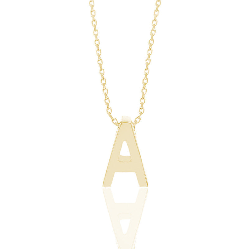 Fashion Wild 26 Letters Niche Personalized Clavicle Chain Necklace